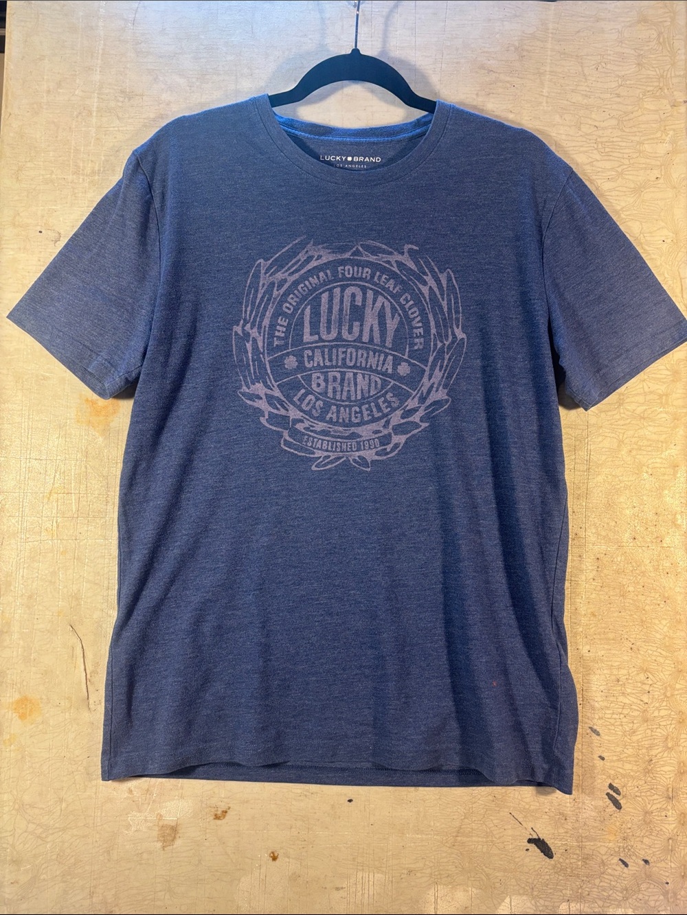 Lucky Brand Navy Short-Sleeve Graphic Tee